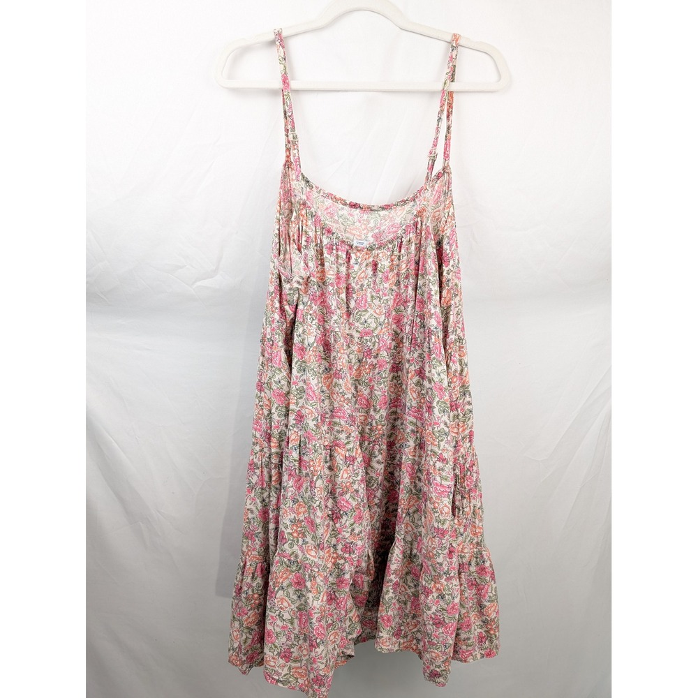 Old Navy Pink Floral Midi Dress - Picture 8 of 9